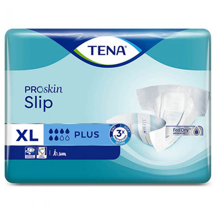 Multipack 3x TENA Slip Plus XL (2559ml) 30 Pack