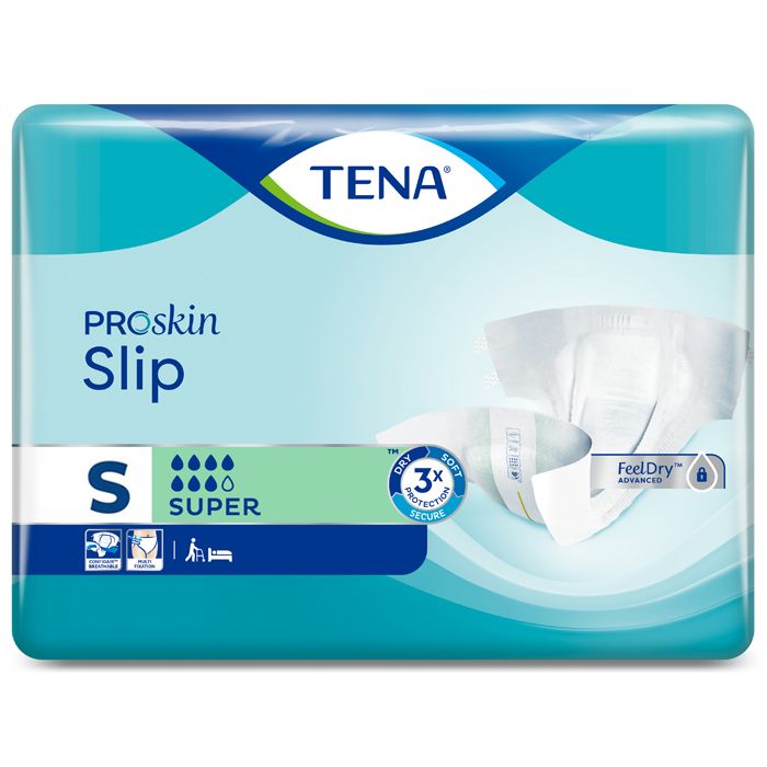TENA ProSkin Slip Super Small (1800ml) 30 Pack