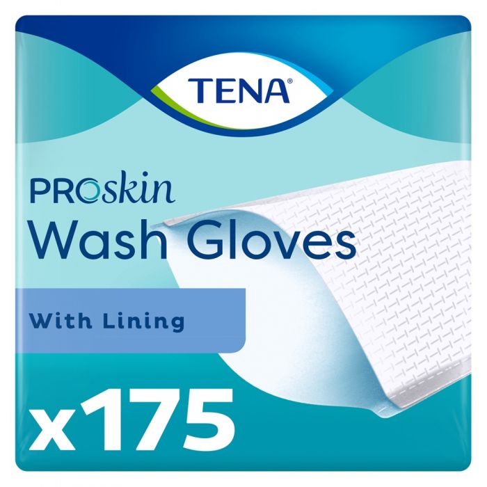 TENA Wash Glove - 175 Pack - mobile