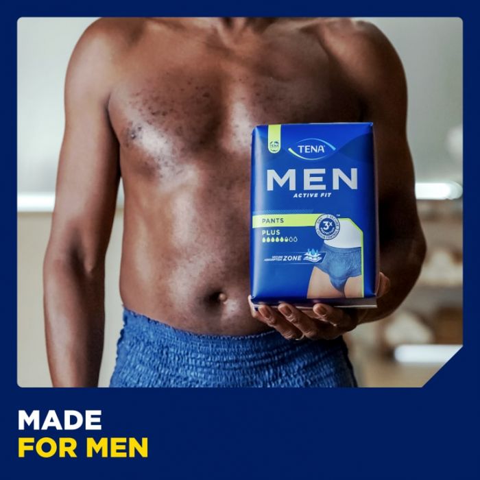 TENA Men Active Fit Pants Plus Blue Small/Medium (1010ml) 9 Pack - secondary 1