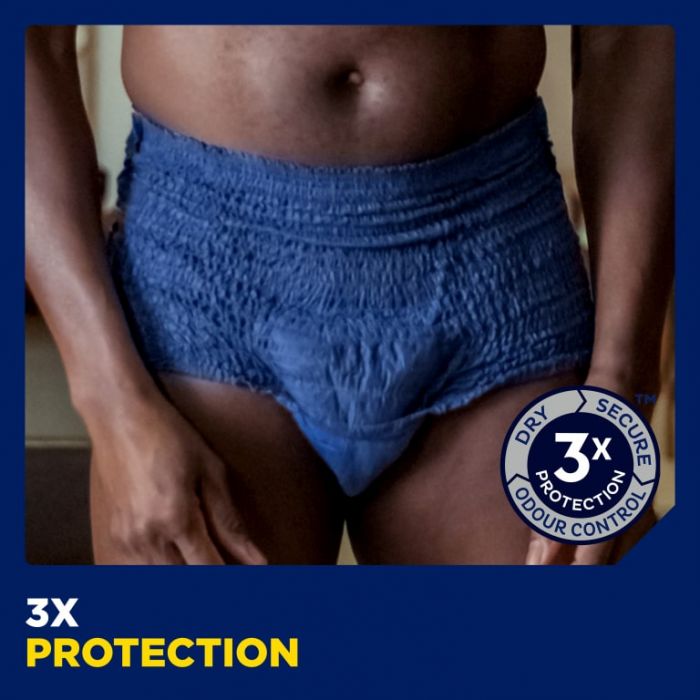 TENA Men Active Fit Pants Plus Blue Small/Medium (1010ml) 9 Pack - secondary 4