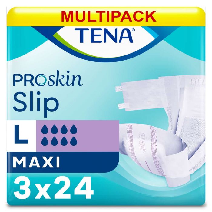 Multipack 3x TENA Slip Maxi Large (3699ml) 24 Pack