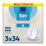 Multipack 3x Abena San Premium 6 (1600ml) 34 Pack