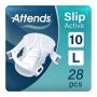 Attends Slip Active 10 Large (3128ml) 28 Pack