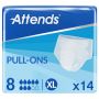 Attends Pull-Ons 8 XL (1974ml) 14 Pack