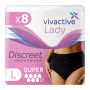 Vivactive Lady Discreet Underwear Large (1700ml) 8 Pack - mobile