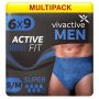 Multipack 6x Vivactive Men Active Fit Underwear Small/Medium (1700ml) 9 Pack - mobile