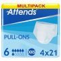 Multipack 4x Attends Pull-Ons 6 XXS (1519ml) 21 Pack