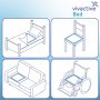 Multipack 8x Vivactive Bed and Chair Pads 60x40cm (750ml) 15 Pack