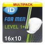 Multipack 16x iD for Men Level 1+ (385ml) 10 Pack