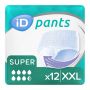 iD Pants Super XXL Bariatric (1655ml) 12 Pack - mobile
