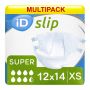 Multipack 12x iD Expert Slip Super XS (1550ml) 14 Pack