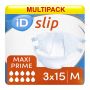 Multipack 3x iD Expert Slip Maxi Prime Medium (4100ml) 15 Pack