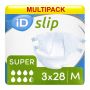 Multipack 3x iD Expert Slip Super Medium (3600ml) 28 Pack