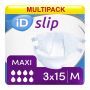 Multipack 3x iD Expert Slip Maxi Medium (3700ml) 15 Pack