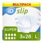 Multipack 3x iD Expert Slip Super Large (3700ml) 28 Pack