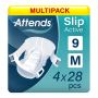 Multipack 4x Attends Slip Active 9 Medium (2134ml) 28 Pack