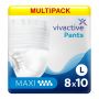 Multipack 8x Vivactive Pants Maxi Large (2300ml) 10 Pack