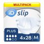 Multipack 4x iD Expert Slip Plus Medium PE Backed (2000ml) 28 Pack