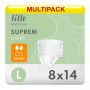 Multipack 8x Lille Healthcare Suprem Pants Extra | Large (1300ml) 14 Pack