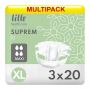 Multipack 3x Lille Healthcare Suprem Fit Maxi XL (4060ml) 20 Pack