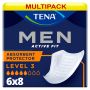Multipack 6x TENA Men Active Fit Absorbent Protector Level 3 (710ml) 8 Pack - mobile