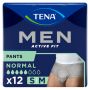 TENA Men Active Fit Pants Normal Grey Small/Medium (850ml) 12 Pack - mobile