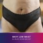 TENA Silhouette Normal Noir Low Waist Pants Large (750ml) 9 Pack - wavy low waist