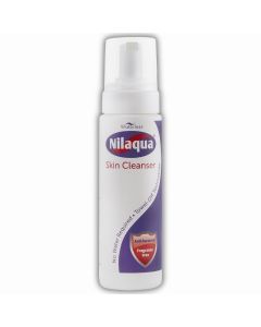 Nilaqua No-Rinse Antimicrobial Body Wash Skin Cleansing Foam 200ml - bottle render