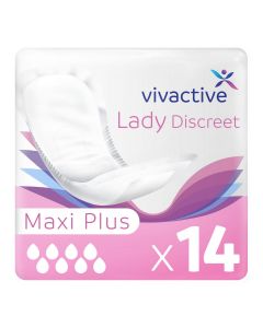 Vivactive Lady Discreet Maxi Plus Pads (1000ml) 14 Pack - Mobile