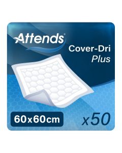 Attends Cover Dri Plus 60x60 (731ml) 50 Pack - mobile