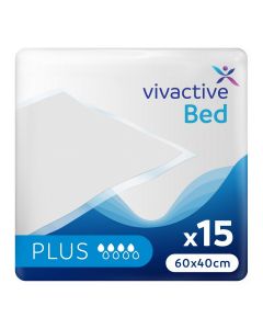 Vivactive Bed Pads 60x40cm (750ml) 15 Pack - mobile
