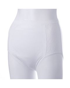 Women&#039;s Absorbent Lace Brief White (450ml) Small