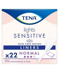 TENA Lights Sensitive Liners Normal Single Wrap (90ml) 22 Pack - mobile