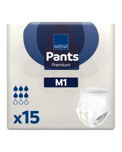 Abena Pants Premium M1 Medium (1400ml) 15 Pack - mobile
