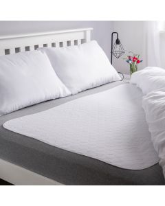Washable Bed Pad White (3500ml) Double
