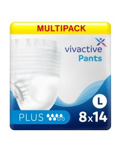 Multipack 8x Vivactive Pants Plus Large (1590ml) 14 Pack