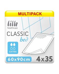 Multipack 4x Lille Healthcare Classic Bed Extra 60x90cm (1430ml) 35 Pack - mobile