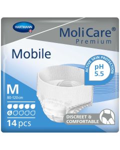 MoliCare Premium Mobile Pants Extra Plus Medium (1662ml) 14 Pack - mobile