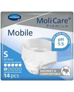 MoliCare Premium Mobile Pants Extra Plus Small (1475ml) 14 Pack - mobile