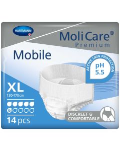 MoliCare Premium Mobile Pants Extra Plus XL (2140ml) 14 Pack - mobile