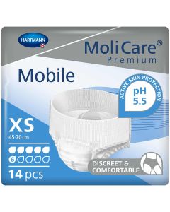 MoliCare Premium Mobile Pants Extra Plus XS (1361ml) 14 Pack - mobile