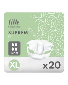 Lille Healthcare Suprem Fit Maxi X Large (4060ml) 20 Pack - mobile