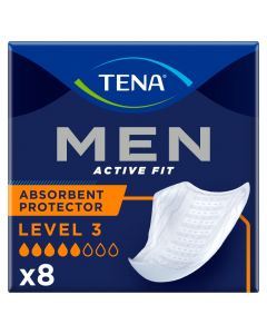 TENA Men Active Fit Absorbent Protector Level 3 (710ml) 8 Pack - mobile