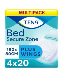 Multipack 4x TENA Bed Plus 180x80cm (2300ml) 20 Pack
