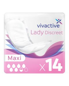 Vivactive Lady Discreet Maxi Pads (730ml) 14 Pack - mobile