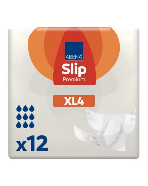 Abena Slip Premium XL4 XL (4000ml) 12 Pack