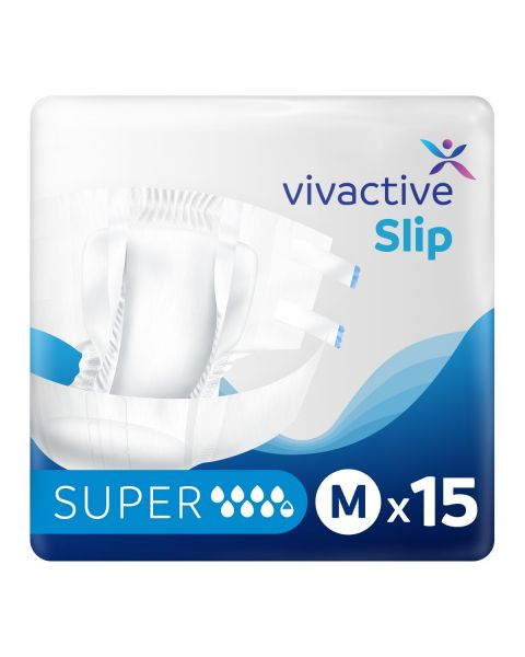 Vivactive Slip Super Medium (3600ml) 15 Pack