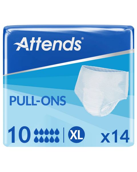 Attends Pull-Ons 10 XL (2190ml) 14 Pack