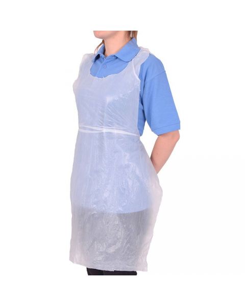 Disposable Aprons White 100 Pack
